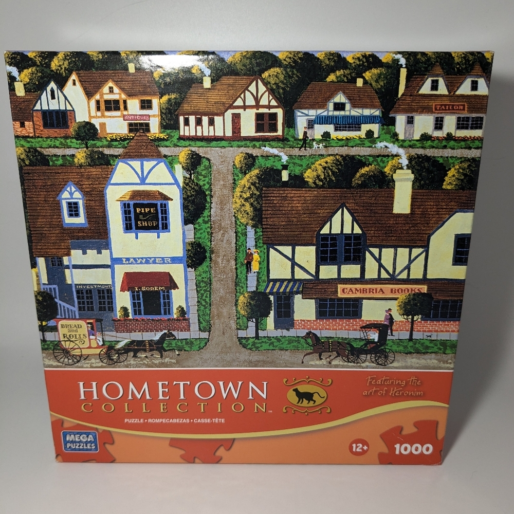 MEGA Hometown Collection Roadside Icons Jigsaw Puzzle - 1000 Pieces